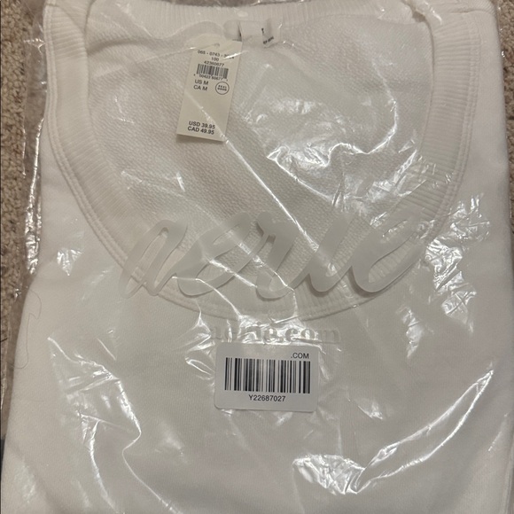 AERIE Ribbed Short Sleeve Sweatshirt - Picture 7 of 7